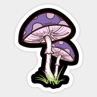 Mushroom Duo Sticker